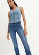 Stretch jeans mid waist, straight, bonprix