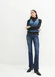 Stretch jeans mid waist, bootcut, bonprix