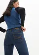 Stretch jeans mid waist, bootcut, bonprix