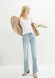 Stretch jeans mid waist, bootcut, bonprix
