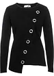 Fijn gebreide trui met stud details, bonprix