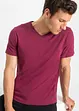 T-shirt met V-hals (set van 3), bonprix