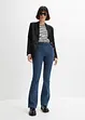 Flared jeans met ritsdetail, RAINBOW
