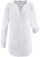 Tuniek met V-hals, lange mouw, bonprix
