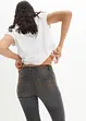 Stretch jeans mid waist, bootcut, bonprix