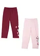 Capri legging met biologisch katoen (set van 2), bonprix