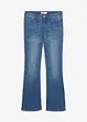 Mid waist stretch jeans, bootcut, bonprix