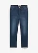 Stretch jeans mid waist, straight, bonprix