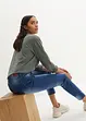 Stretch boyfriend jeans, mid waist, bonprix