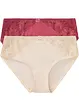 Maxislip (set van 2) met gerecycled polyamide, bonprix