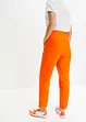 Cropped linnen broek met high waist en elastische inzet, bonprix