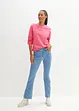 Oversized sweater van katoen, bonprix