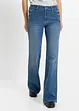 Bootcut jeans mid waist met biologisch katoen, bonprix