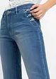 Bootcut jeans mid waist met biologisch katoen, bonprix