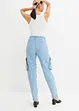 Cargo jeans in barrel shape, RAINBOW