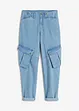 Cargo jeans in barrel shape, RAINBOW
