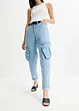 Cargo jeans in barrel shape, RAINBOW