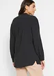 Lange mousseline blouse van katoen, bonprix