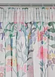 Transparant gordijn met bloemenprint en embrasse (set van 2), bonprix