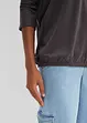Oversized shirt in een viscosemix, bonprix