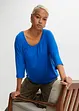 Oversized shirt in een viscosemix, bonprix