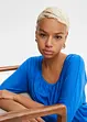 Oversized shirt in een viscosemix, bonprix