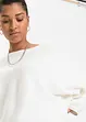 Geribde oversized trui in een viscosemix, bonprix