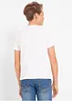 Basic T-shirt (set van 3) met biologisch katoen, bonprix