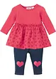 Baby sweatjurk en legging (2-dlg. set) met biologisch katoen, bpc bonprix collection