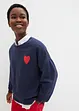 Oversized sweater van biologisch katoen, bonprix