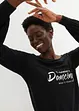 Sportshirt met TENCEL™ lyocell en brede boord, loose fit, bonprix