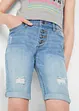 Meisjes stretch jeans short, mid waist, bonprix