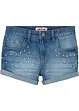 Meisjes jeans short mid waist, bonprix