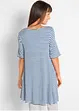 Lange shirt tuniek, korte mouw, bonprix