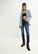 Skinny jegging mid waist met comfortband, bonprix
