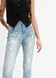 Straight jeans met destroyed effecten, bonprix