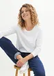 Essential longsleeve met ronde hals, naadloos, bonprix PREMIUM