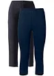 Stretch capri legging (set van 2), bonprix