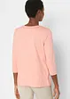 Longsleeve met ronde hals (set van 5), 3/4 mouw, bonprix