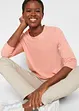 Longsleeve met ronde hals (set van 5), 3/4 mouw, bonprix