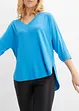 Shirt met 3/4 mouwen in een mix van viscose en elastan, bonprix