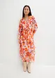 Chiffon jurk met volants, bonprix