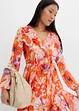 Chiffon jurk met volants, bonprix