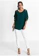 Blouse met kanten details, bonprix