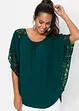 Blouse met kanten details, bonprix