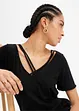 Shirt met straps, bonprix