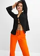 High waist linnen broek van een linnen-viscosemix, bonprix
