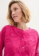 Licht transparante overhemdblouse met knoopdetail, bpc selection