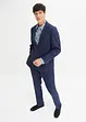 Slim fit pak met linnen (2-dlg.): colbert en broek, bonprix