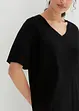 Shirtjurk met V-hals, oversized (set van 2), bonprix